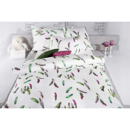 Tamara R Emotion Satin Bettwäsche Loressa grün