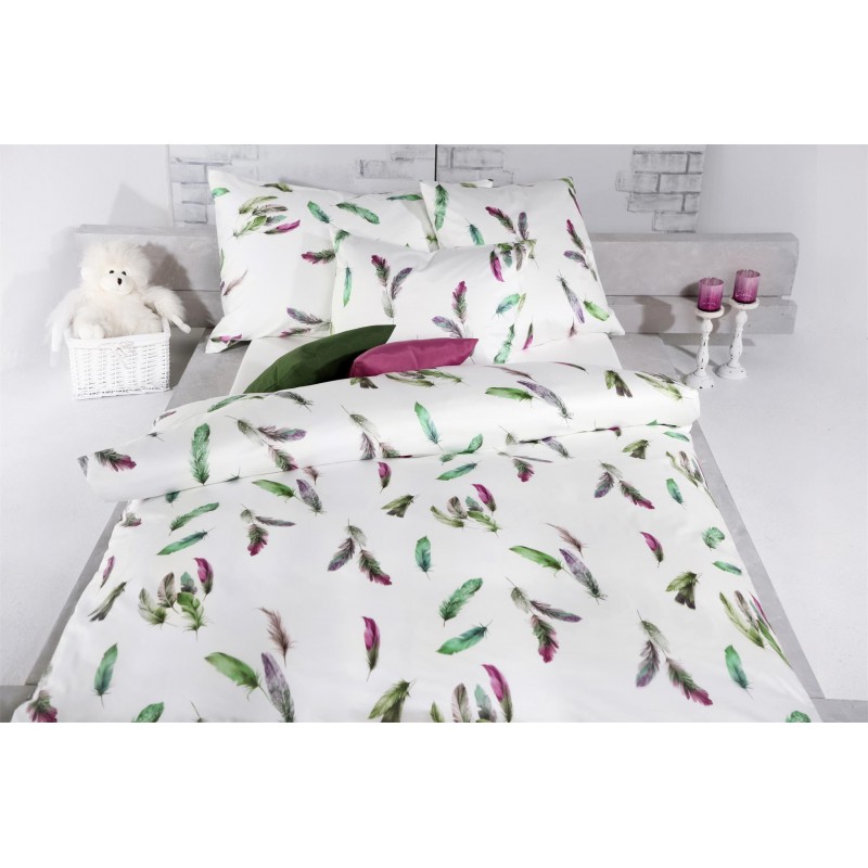 Tamara R Emotion Satin Bettwäsche Loressa grün