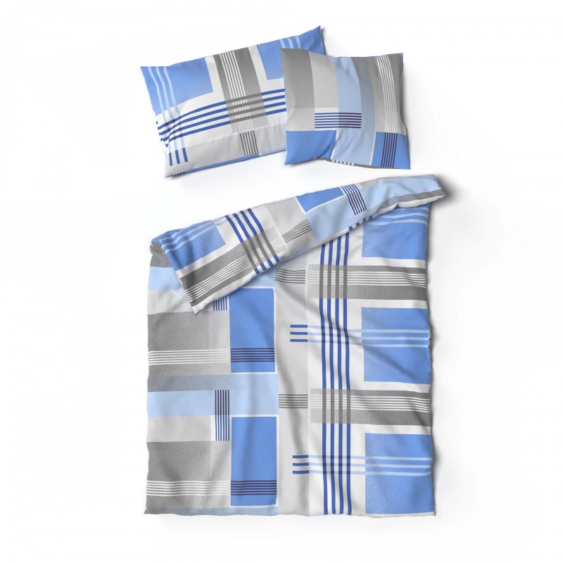 Bettwäsche Jersey JEFFREY blau