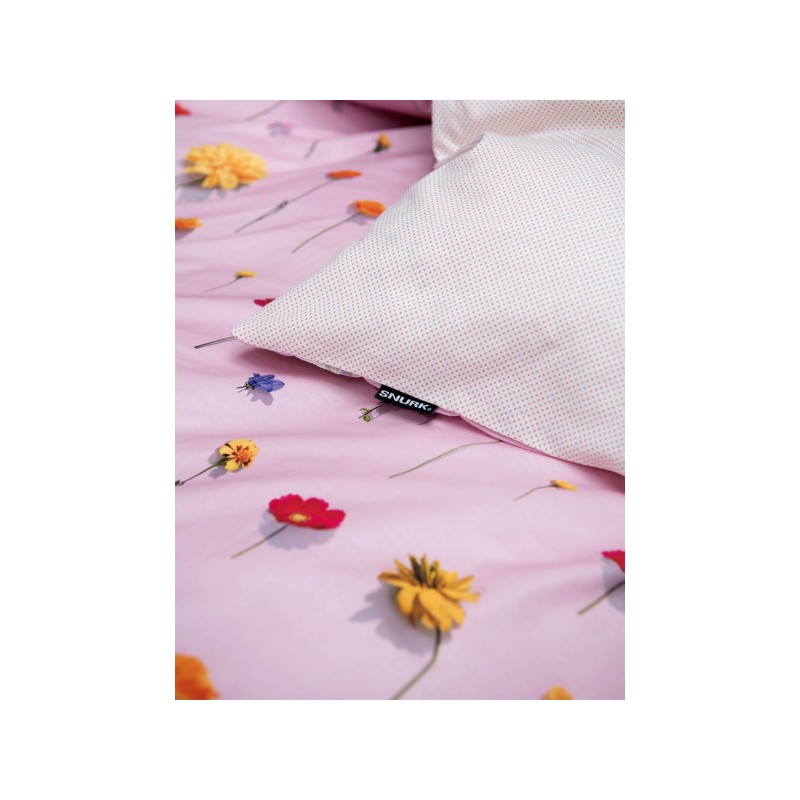 Snurk Bettwäsche Garnitur BLOOM PINK 160x210+65x100 cm