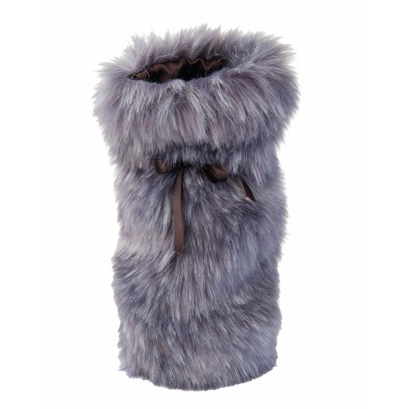 Winter Home Fellimitat Geschenk-Beutel Purplewolf 30cm Lila