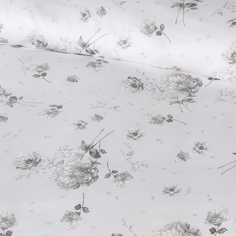 Tamara R Emotion Feinsatin Bettwäsche Rosetta Weiss