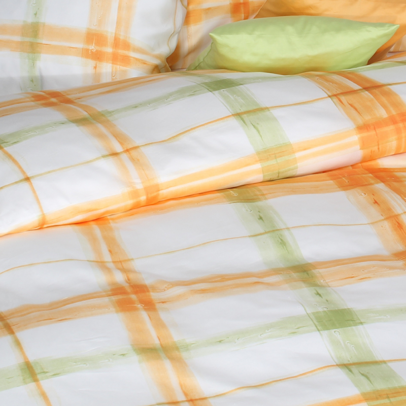 Tamara R Emotion Feinsatin Bettwäsche Drops Orange