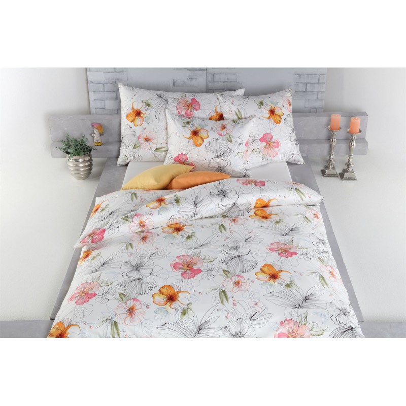 Tamara R Emotion Satin Bettwäsche LOTTA orange